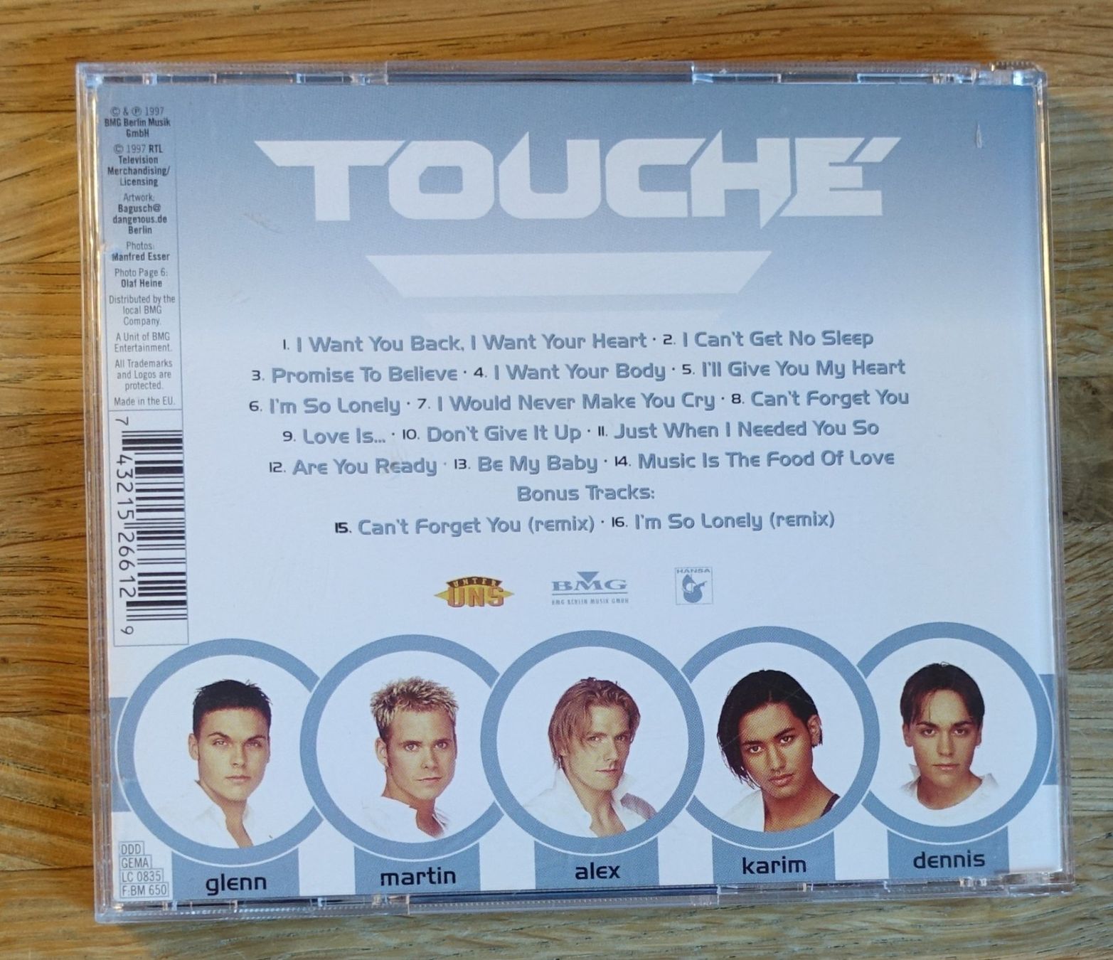 CD: Touché – Part One - F34 – Usato da Sessa venduto da fraenklishop 1