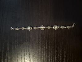Schöne Silberarmkette
