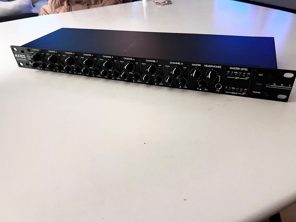 ART MX822 8 kannal stereo Rackmount Mixer (Gebraucht) in Oberwil b. Zug ...