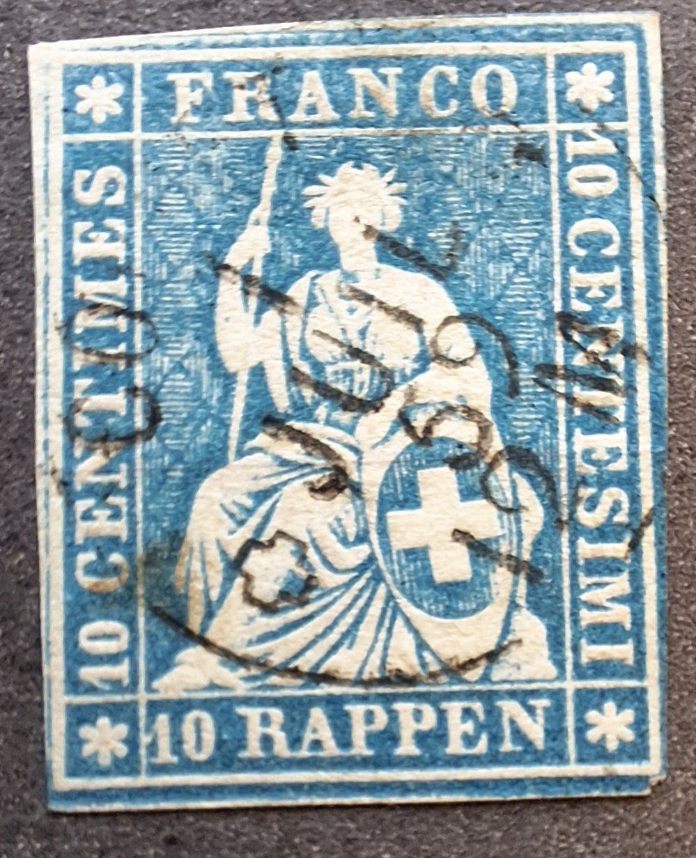 Tutti i francobolli: Strubel 23C – Usato da Balgach venduto da SIMEON27