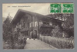 1913, GSTAAD, SCHWEIZERHÄUSCHEN