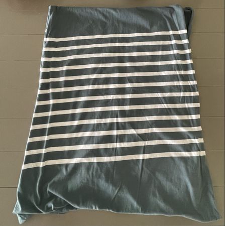 Écharpe longue à rayures, très douce