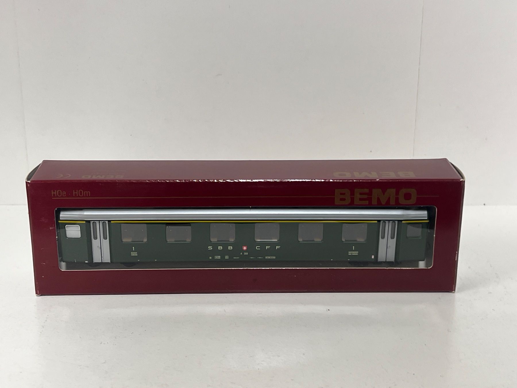 Bemo Modellini di ferrovie: Bemo 3278 483  SBB CFF A 203 – Nuovo e nell'imballaggio originale da Neuenhof venduto da ludovicco