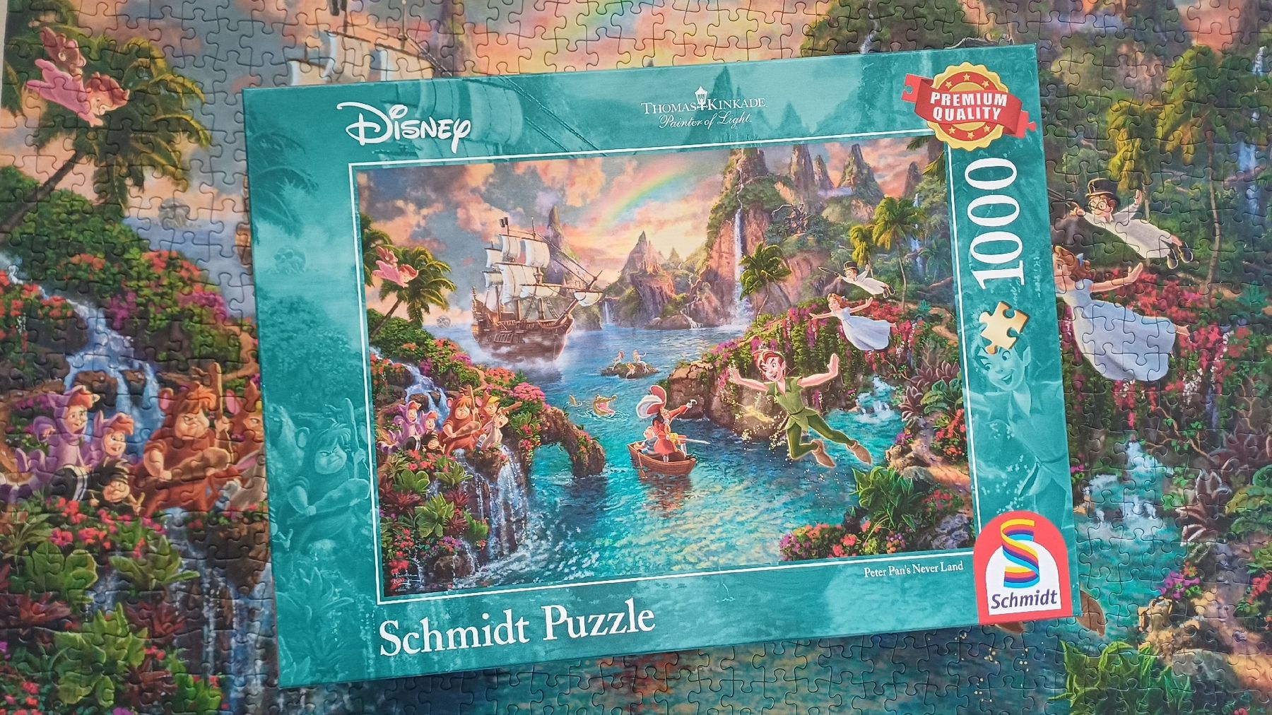 Puzzle: Schmidt Puzzle Disney Peter Pan, 1000 Teile, komplett – Usato da Volketswil venduto da Anzaru 1