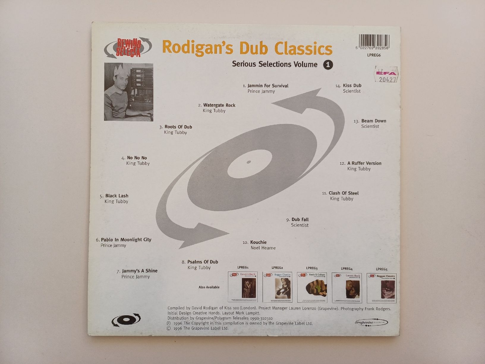 Dischi in vinile: Rodigan's Dub Classics - Serious Selections Vol.1 - LP – Usato da Begnins venduto da Drastic-Sound 1