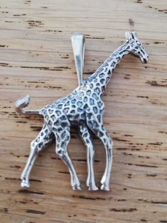 LONAGO 925 Sterling Silber Halskette Mit Tieranhänger – Kaninchen, Fuchs, Giraffe, Ente Für Frauen