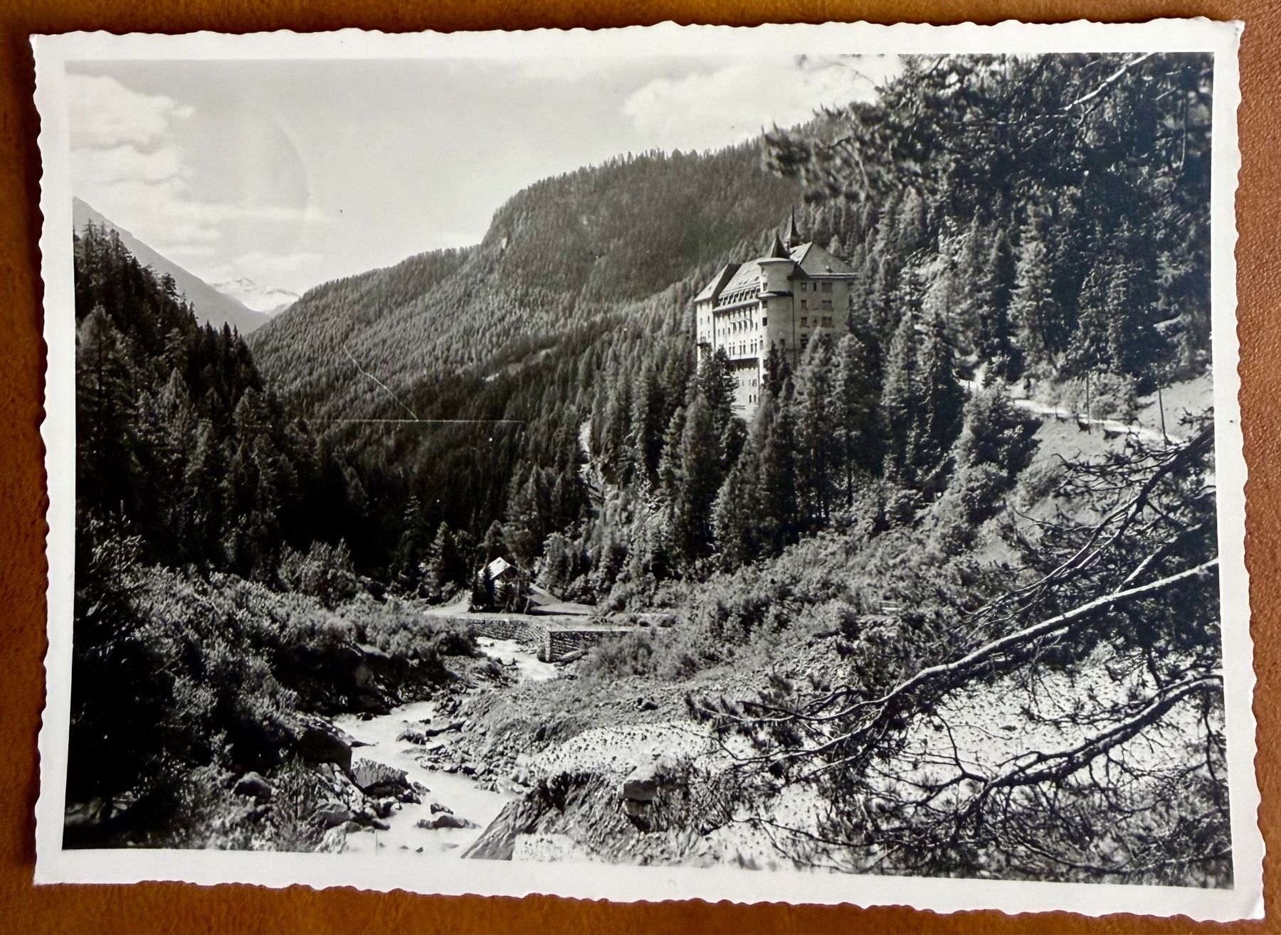 Cartoline postali: Val Sinestra - Bad & Kurhaus 1941 – Usato da Lutry venduto da Ediego