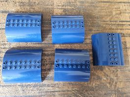 lego 54095 lot de 5 pièces Dark Blue Slope, Curved 8 x 8 x 2