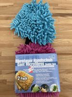 Super Mikrofaser Handschuh 2er Pack ideal für Frühjahrsputz