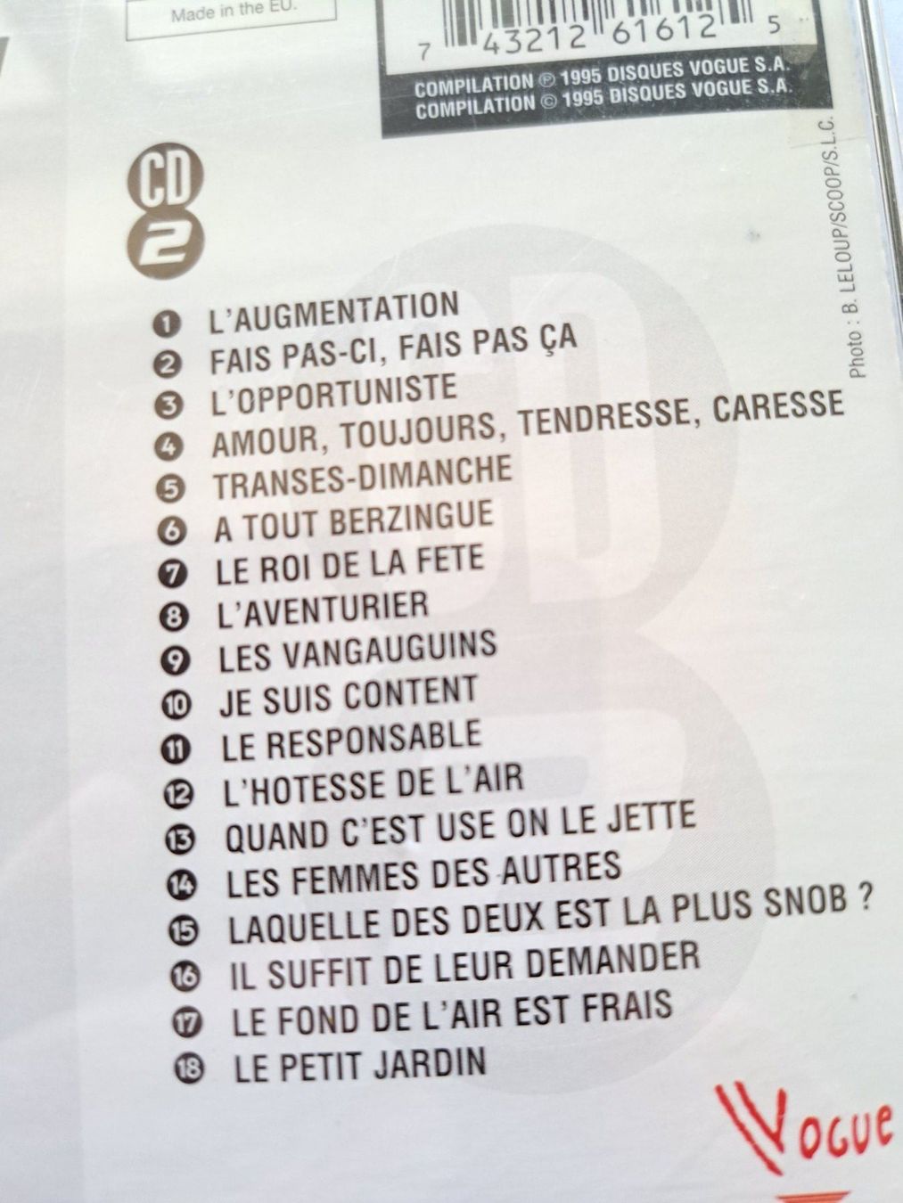 CD: Cd Jacques Dutronc - best of 2 CDS  – Usato da Pully venduto da bro_n52j 3
