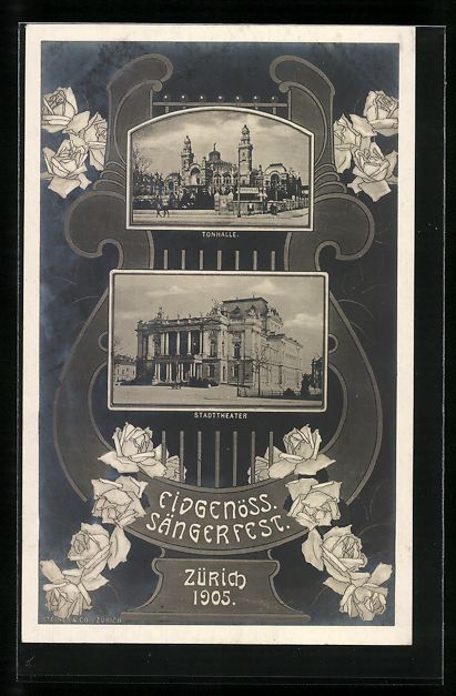Cartes postales: Zürich, Eidgenössisches Sängerfest 19 – D'occasion à Berlin par bartko-reher