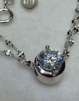 Bracelet argent avec diamant de moissanite de 0,5 ct GRA