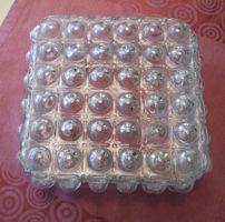 DECKENLAMPE NEUWERTIG NUT GLAS ABER NORM,