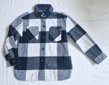 Sinsay Holzfällerhemd Jacke Gr. 134 kariert