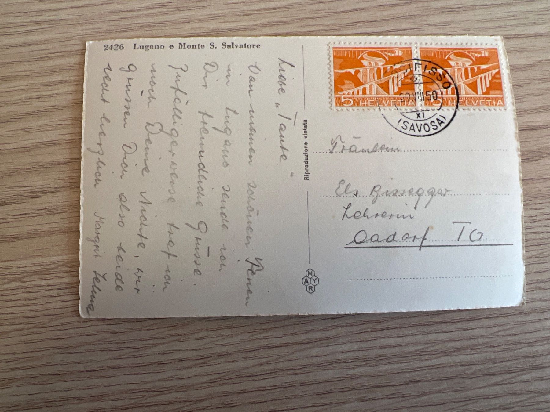 Cartoline postali: Lugano Monte San Salvatore – Usato da Prosito venduto da Danielehh 1