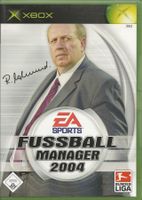 Fußball Manager 2004 (Xbox, DVD-Box) komplett, Top Zustand