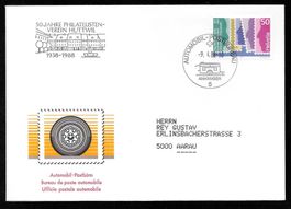 Sonderbrief A 1474 50 Jahre Philatelistenverein Huttwil 1988