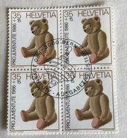 4er Block Nr.J 298 mit Vollstempel Bern