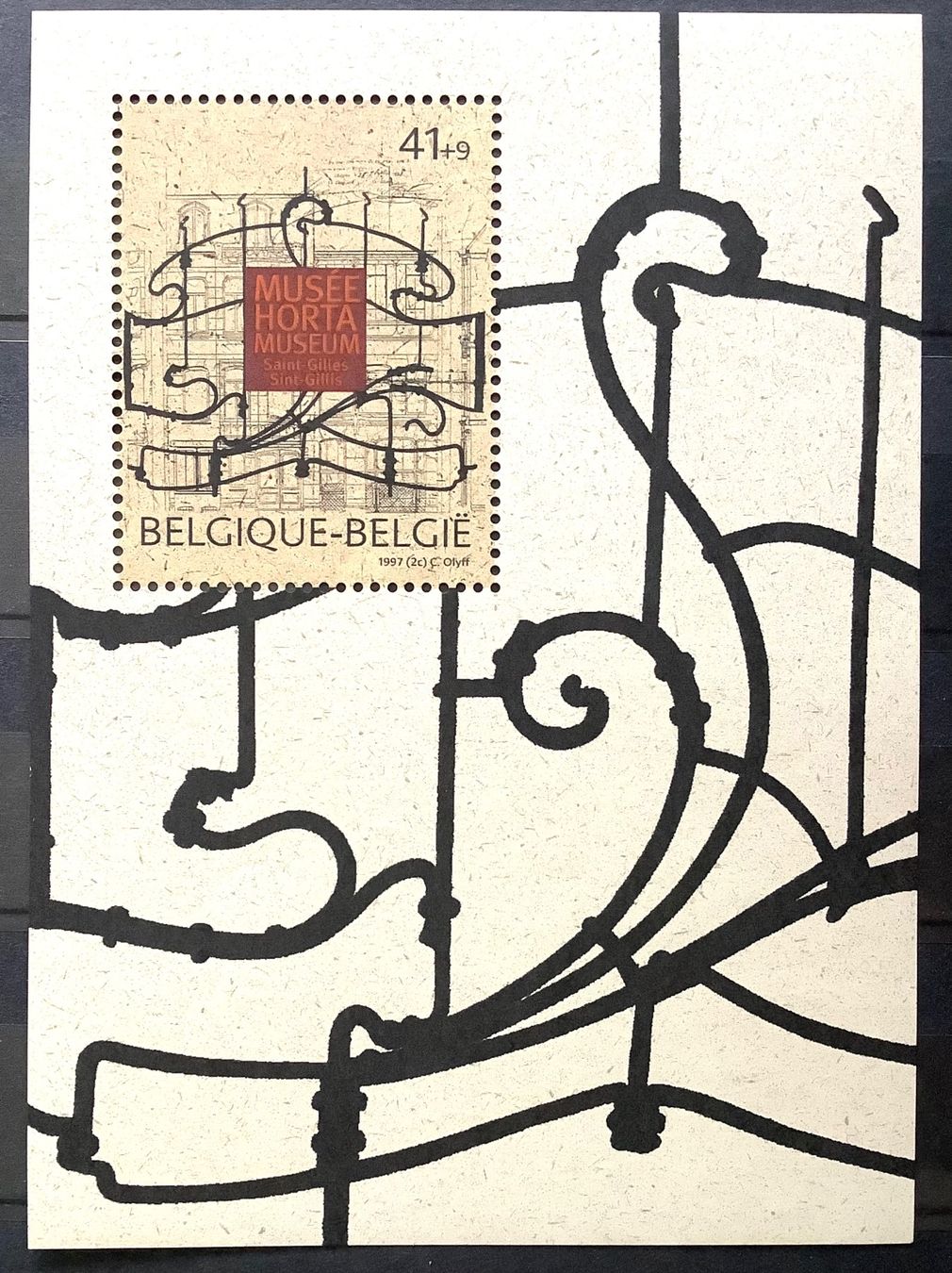 Alle Briefmarken: 1997 Belgien / Viktor Horta  Museum  Block 68 ** – Neu (gemäss Beschreibung) aus Liestal von Skunk02