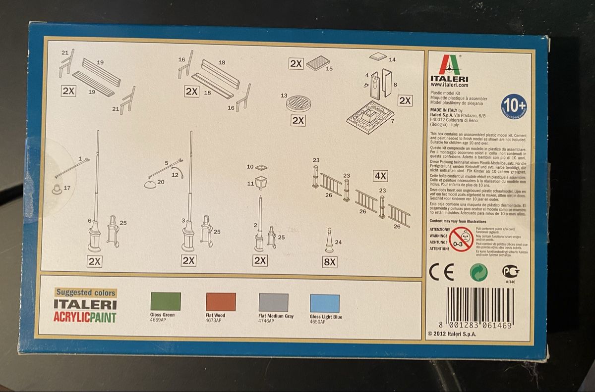 Italeri Kit di modellismo & Modellini statici: Urban Accessoires 1:72, Italeri – Nuovo (secondo la descrizione) da Ramersberg venduto da endbefund13 1