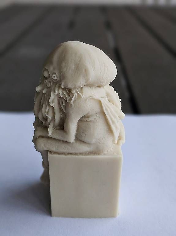 Statuette: 3D-Cthulhu-Figuren aus Giessharz – Nuovo e nell'imballaggio originale da Othmarsingen venduto da Kamoff 3