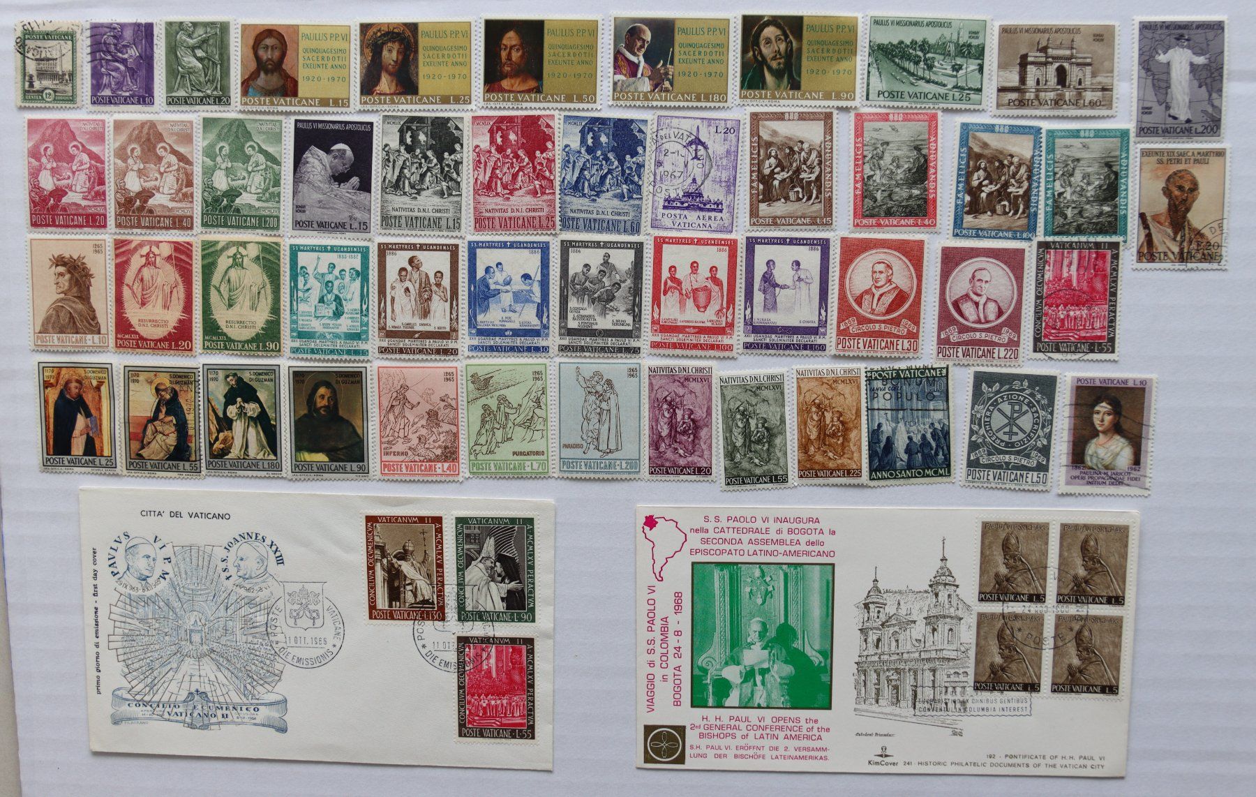 Alle Briefmarken: Briefmarken Vatikan – Gebraucht aus Oberentfelden von lakipul