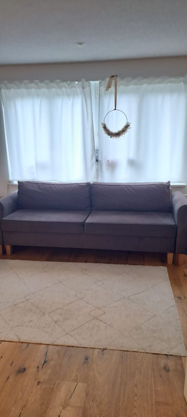 Sofas: Sofa / Schlafsofa – 2 identische Sofas, dunkelgrau – Gebraucht aus Uznach von Nyric 3