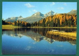 Stazersee bei St. Moritz, 1990, gelaufen, Grossformat