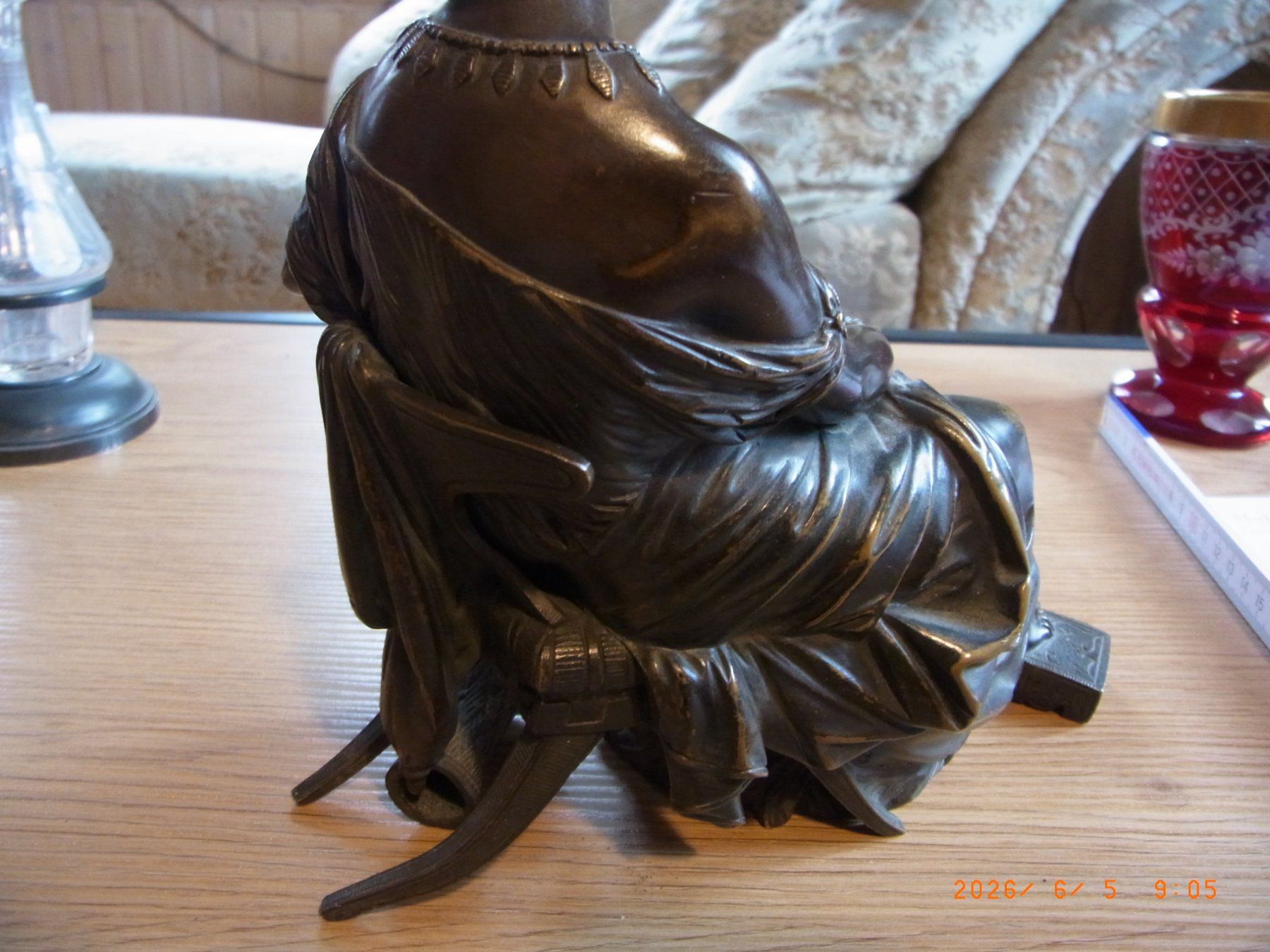 Statuette: Antike Bronze Figur eines römischen Denkers...... – Usato da Uezwil venduto da Fauchi51 3