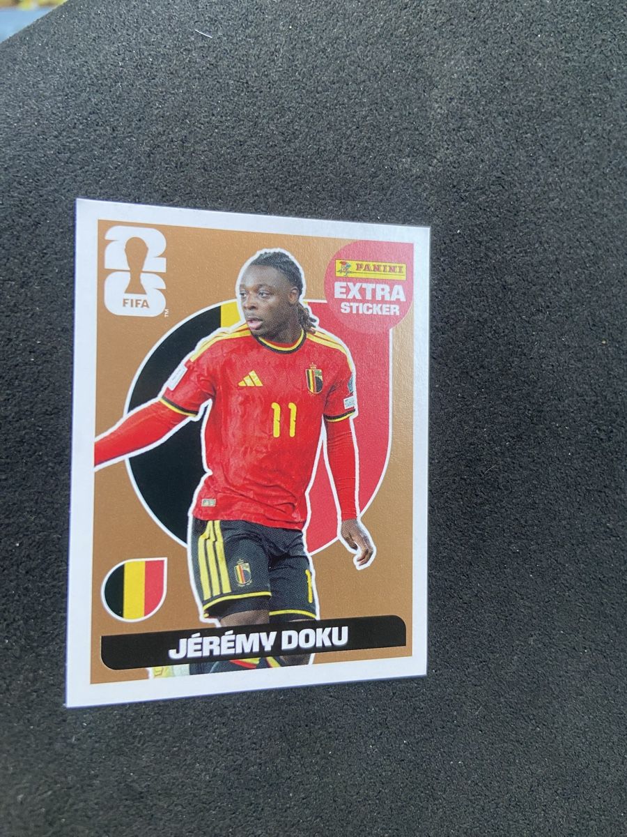 Panini Carte collezionabili: Panini Extra Sticker Jérémy Doku Bronze – Nuovo (secondo la descrizione) da Lotzwil venduto da kie_t777
