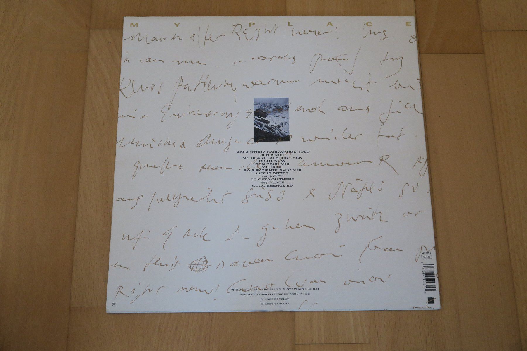 Schallplatten: Stephan Eicher – My Place – Gebraucht aus Thun von Karibu70 1