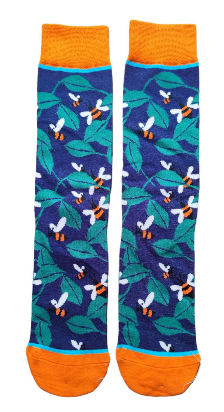 Calze: Socken Bienen / Bees – Nuovo e nell'imballaggio originale da Zürich venduto da amysmith