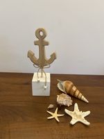 Maritime Deko Anker mit Muscheln set 6stk.