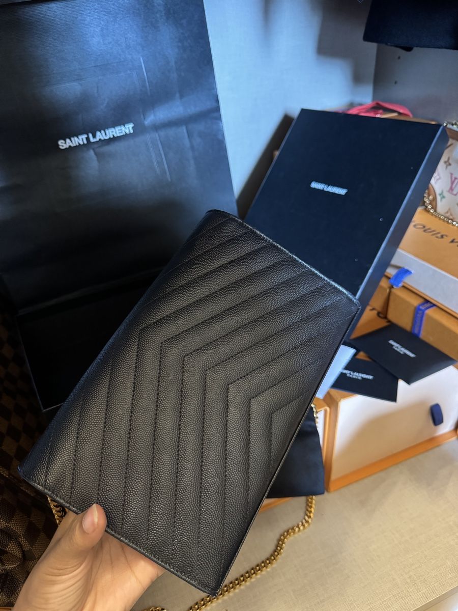 Saint Laurent Borse da donna: Saint Laurent Classic Chain Wallet (WOC 9) Full set – Usato da Widnau venduto da Pukpan_99 3