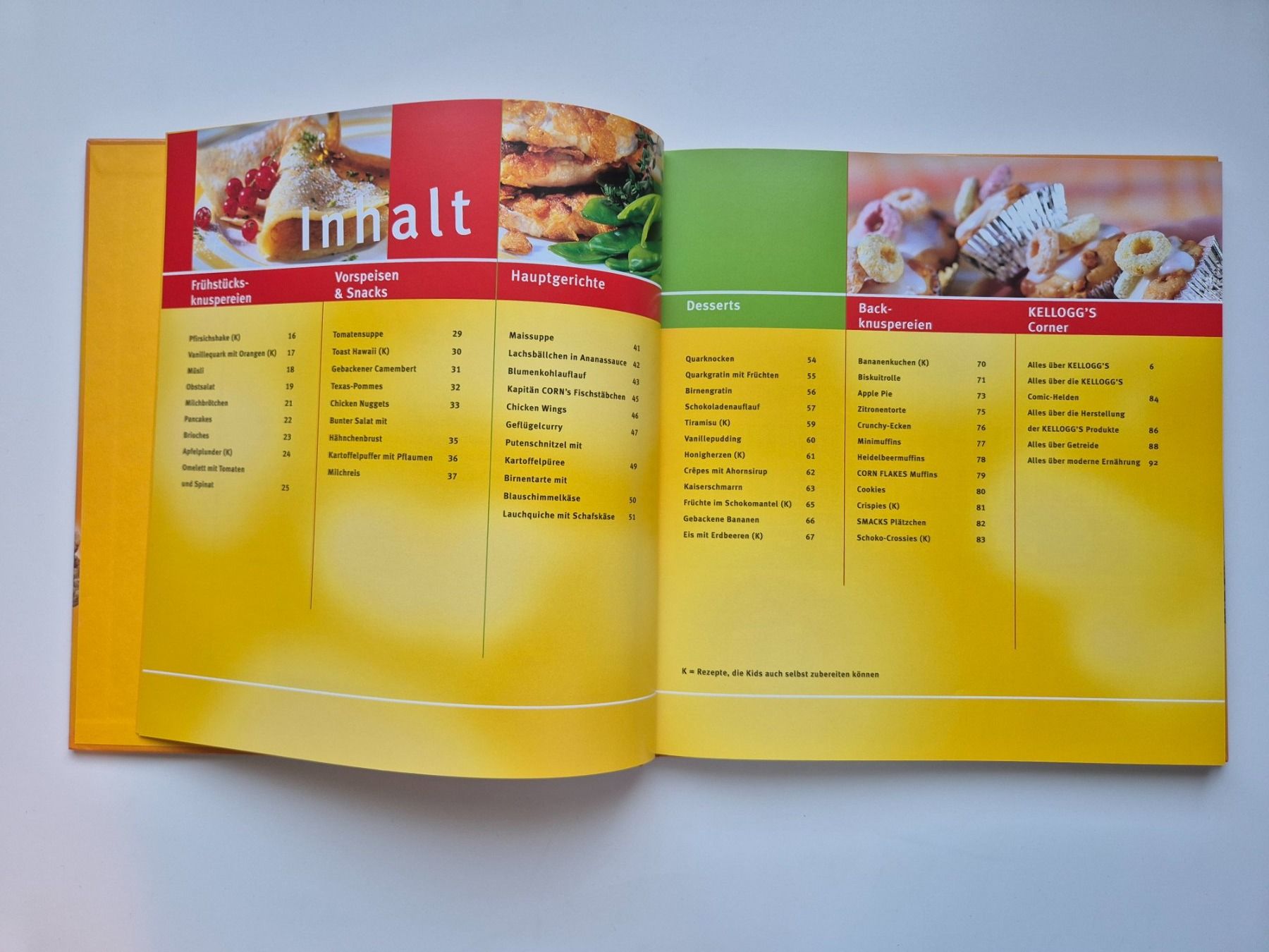 Bücher: KELLOGG'S - Koch - und Backbuch  KNUSPERLUST  //  GU – Neu (gemäss Beschreibung) aus Niederweningen von Obson 1
