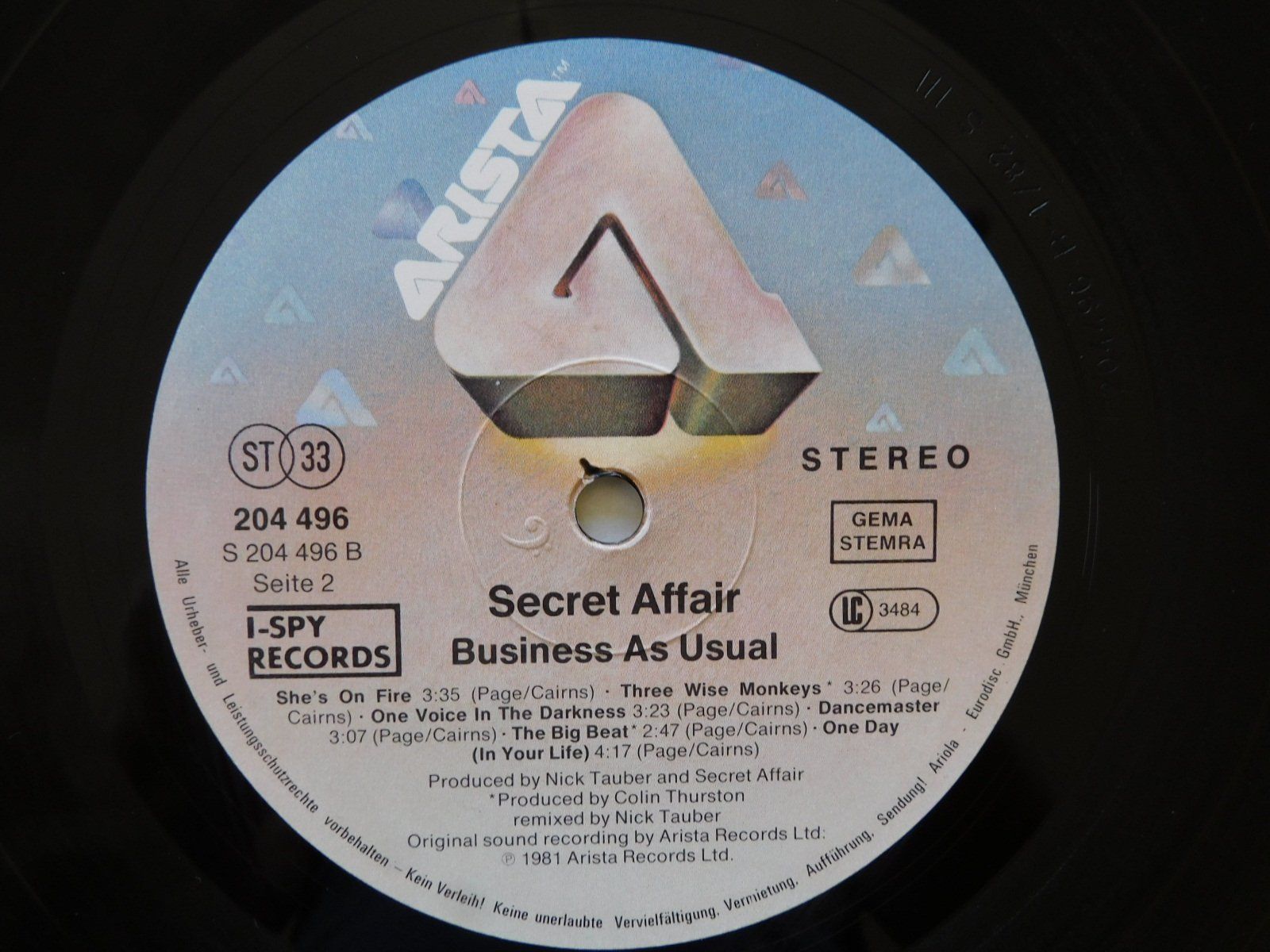 Vinyles: Secret Affair - Business As Usual – D'occasion à Emmenbrücke par Dickens 3