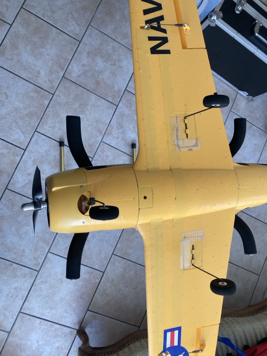 E-Flite Modellismo RC: E-Flite Trojan 1.1m (PNP) – Difettoso da Mellingen venduto da Canti10 4