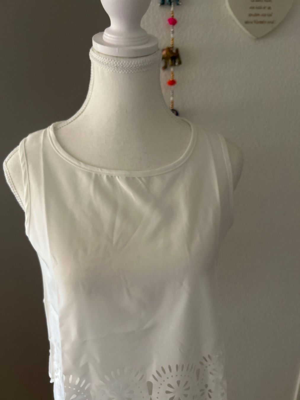 T-shirt: Ärmelloses Shirt weiss Grösse S – Nuovo (secondo la descrizione) da Brunnen venduto da Nala2929 3