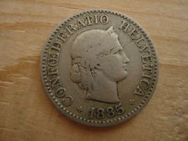 (S1) 10 Rappen 1885