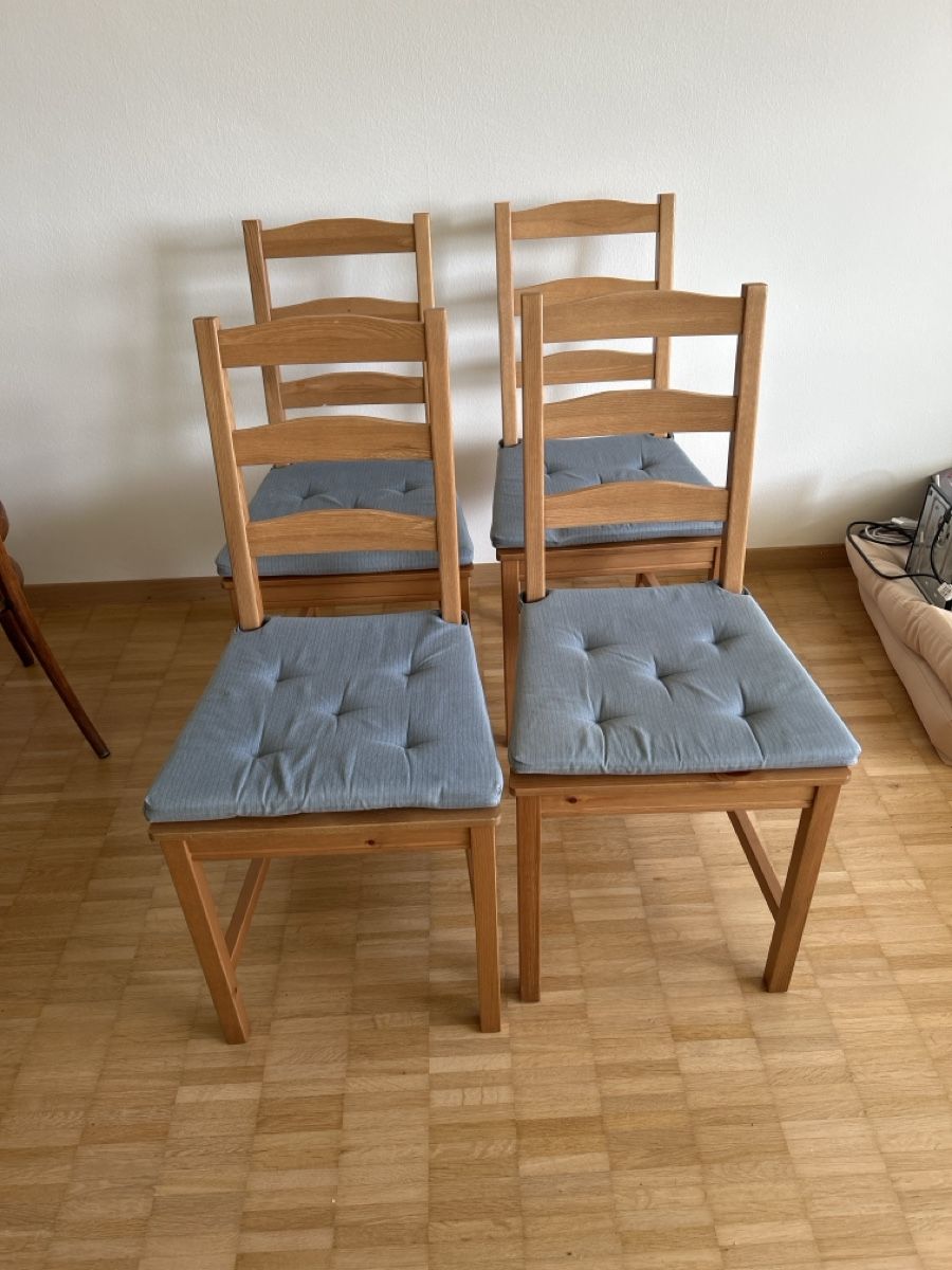 Ikea Sedie: 4x Ikea Stühle mit Sitzkissen – Usato da Zürich venduto da cme_9pnb