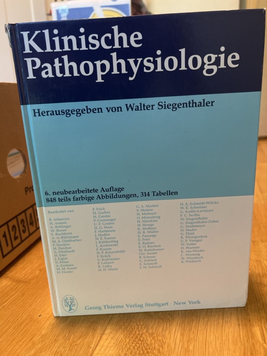 Libri: Klinische Pathophysiologie Siegenthaler – Usato da Winterthur venduto da chi_tcv7