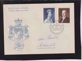 FL.  Fdc Ergänzungswerte 1960.