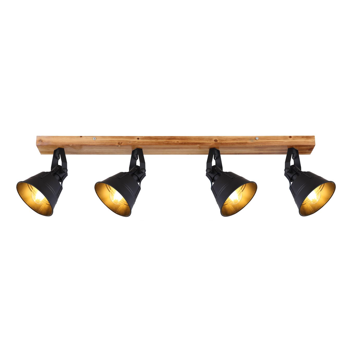 Lampade: 4er Strahler, Holz, 82 cm x 14 cm – Nuovo (secondo la descrizione) da Kreuzlingen venduto da Smart-Light 2