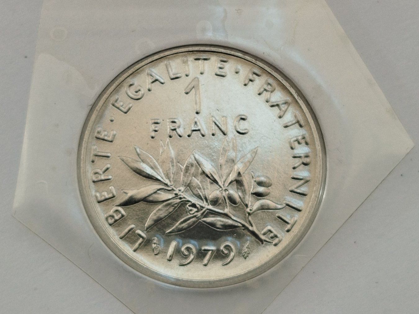 Toutes les monnaies: 1 FRANC SEMEUSE 1979 – Neuf avec emballage d'origine à Wettingen par Colorup