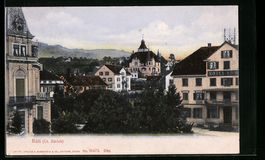 Rüti / ZH, Ortspartie mit Hotel Löwen
