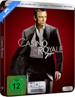 Blu - ray Casino Royale  Steelbook 4K + Blu-ray