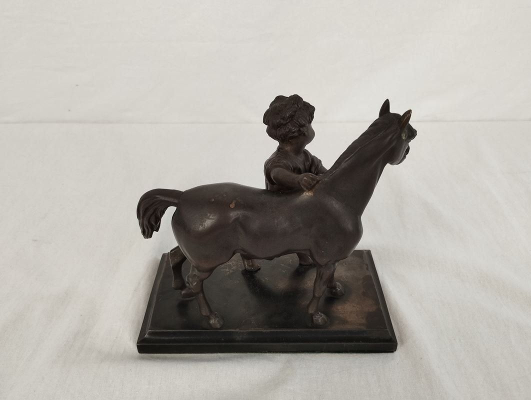Figuren: Pferd und Bube - Briefbeschwerer – Gebraucht aus Schübelbach von Restwert_Schubelbach 4