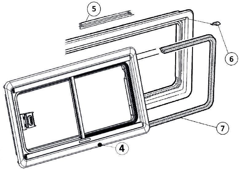 Fenster: Schiebefenster DOMETIC SEITZ S4 – Neu und originalverpackt aus Bottighofen von zaap 3