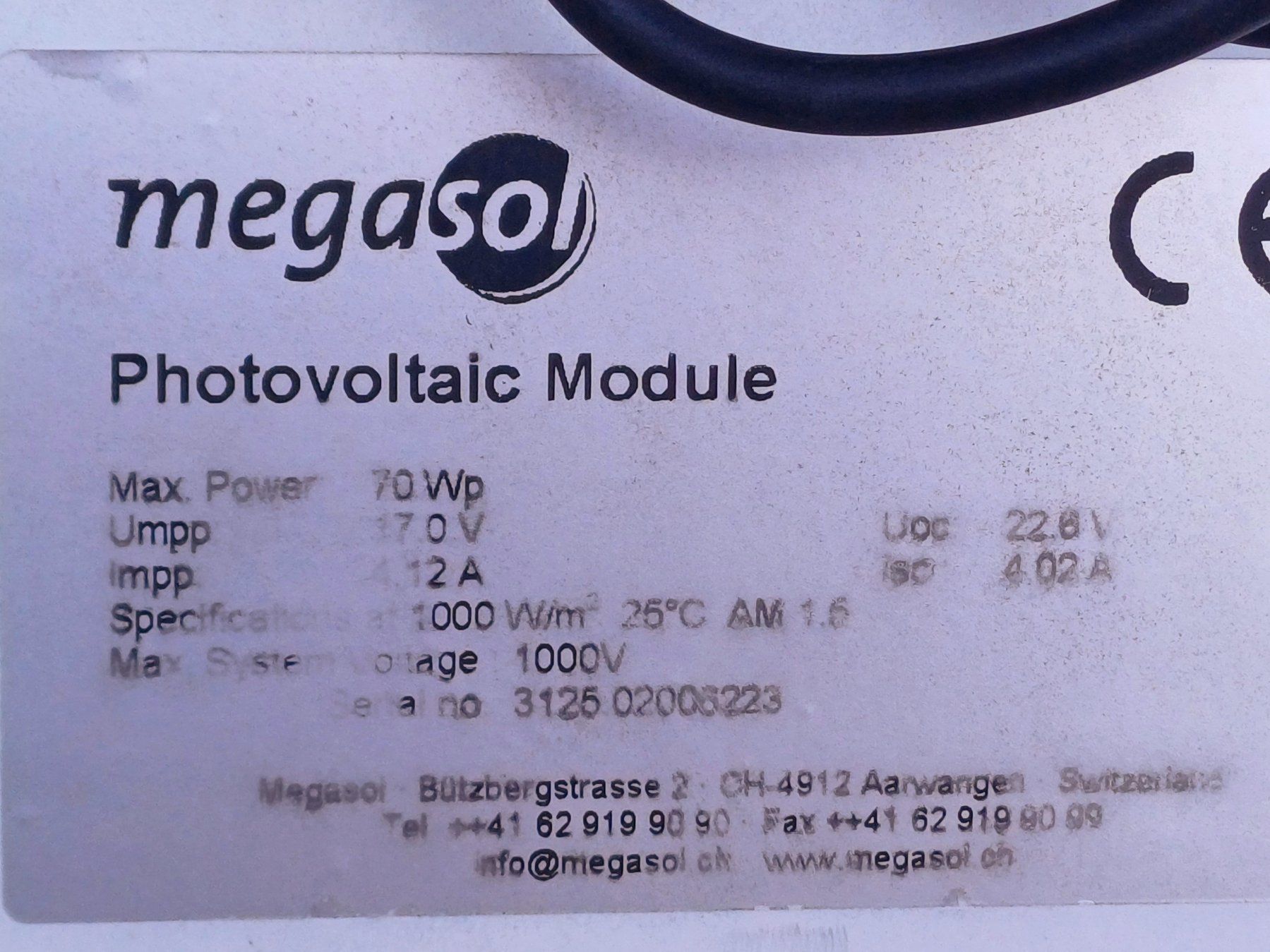 Megasol Dispositivi a energia solare: Solarmodul Set, 4 Stk. Megasol 70Watt – Usato da Kloten venduto da Juanita3 3