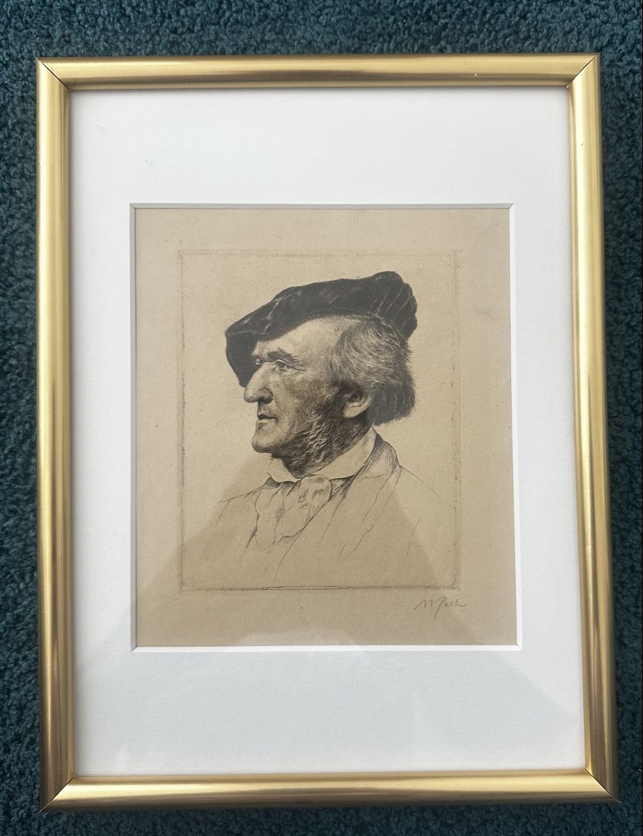 Grafica & Litografie: Richard Wagner Original Radierung Waldemar Pech – Usato da Bettwiesen venduto da bos_6pkg 8